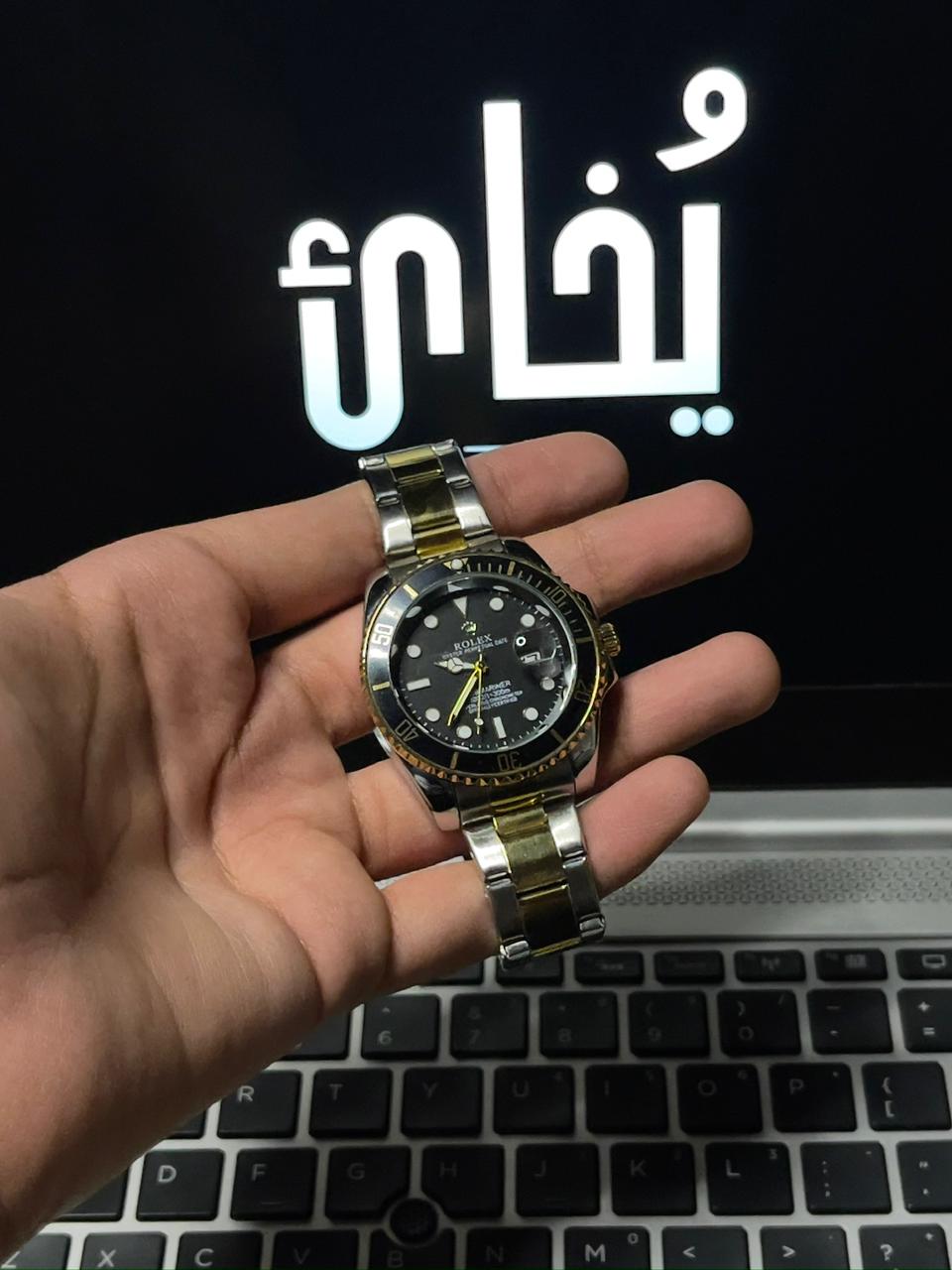 Rolex Rotaiting Dial (Golden Edition) Master Lock Stainless Steel.