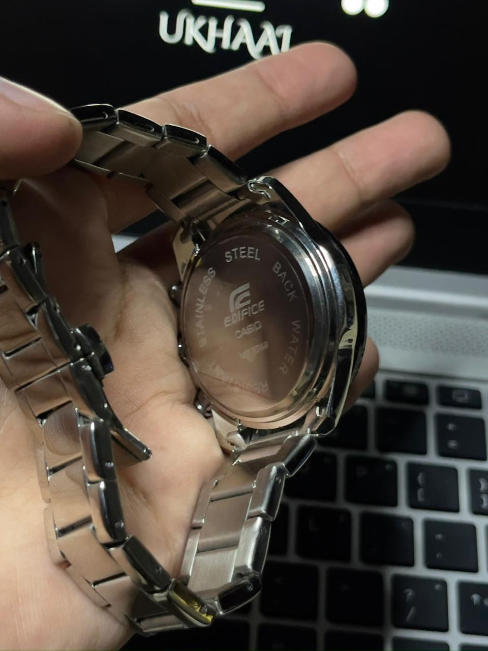 Alphatauri Edifice Casio (Chronograph) Working Stainless Steel Water Resistant