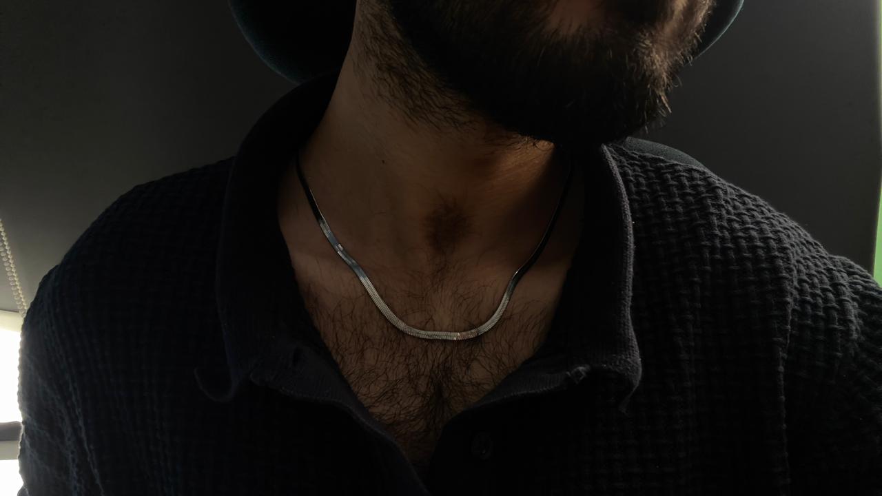 Stainless Steel Trending Unisex (Silver) Snake Chain