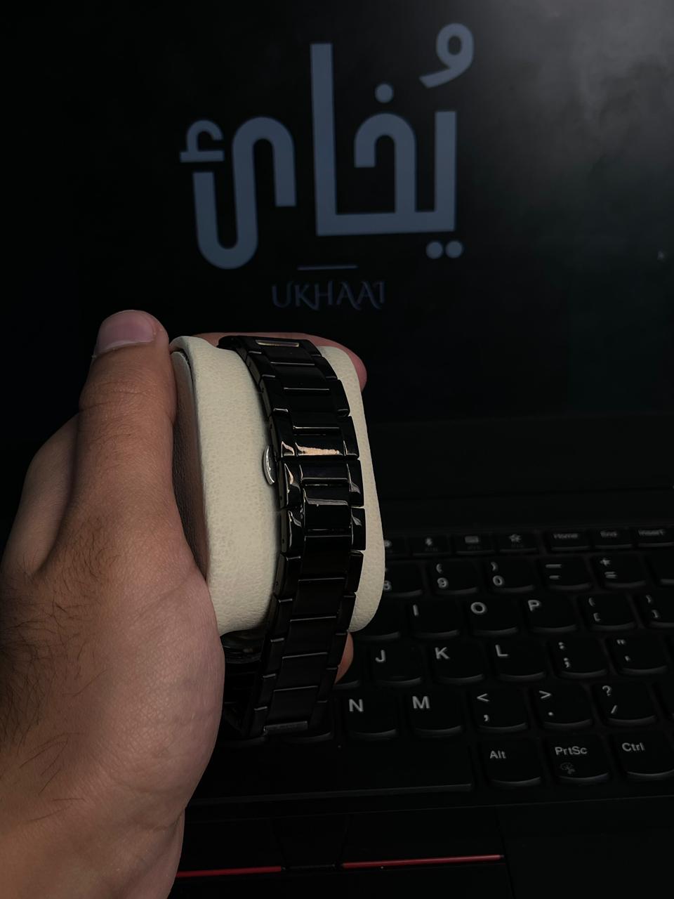 Alphatauri Edifice Casio (Black) Working (Chronograph)Stainless Steel Water Resistant.