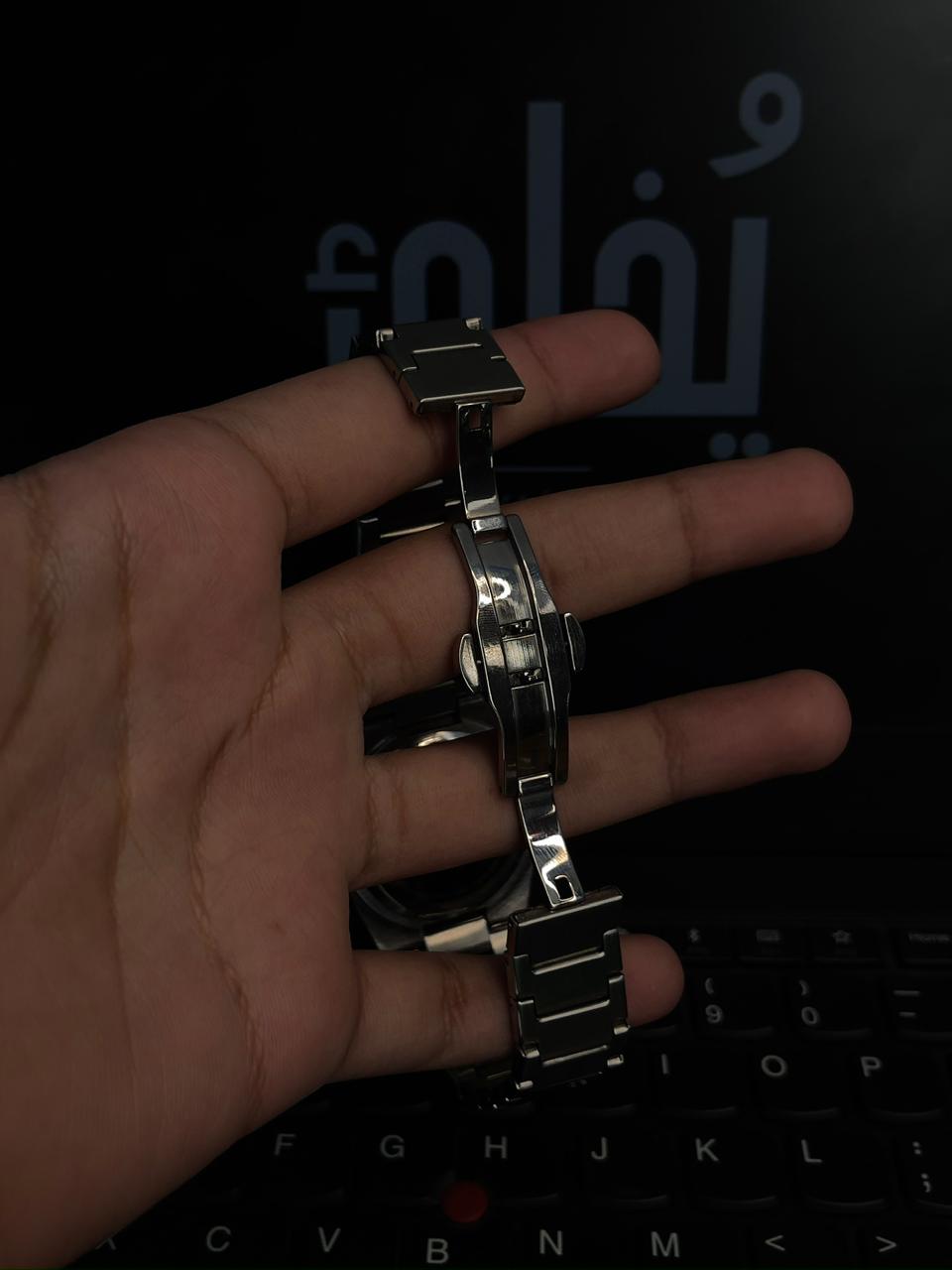 Tissot PRX Butterfly Lock Luxury Watch (White Dial).