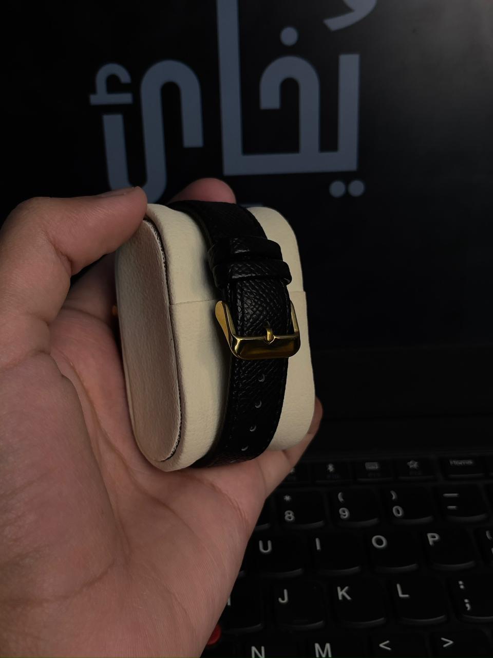 Trending Unisex Tank Watch Universe Point Leather Strap (Black)